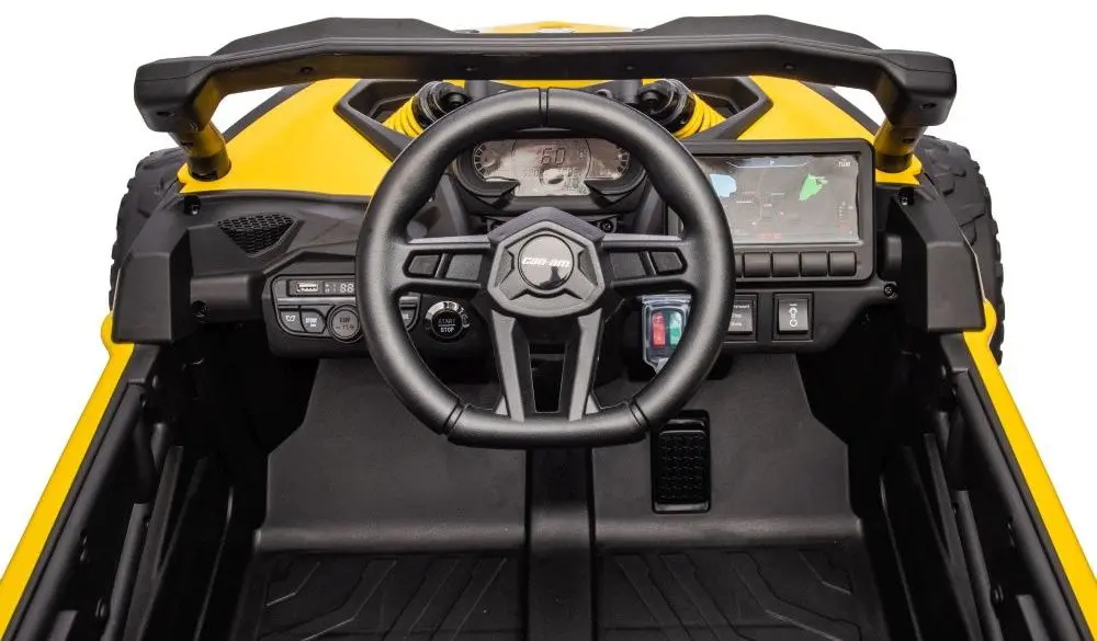 Masinuta electrica Lean Cars Can-am DK-CA003 (Yellow)