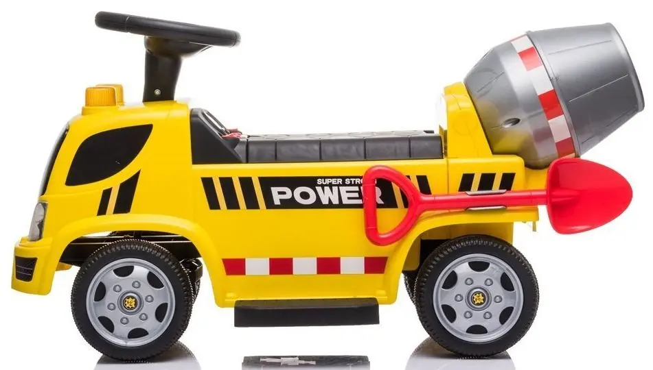 Masinuta electrica Lean Cars Concrete Mixer (Yellow) - 5