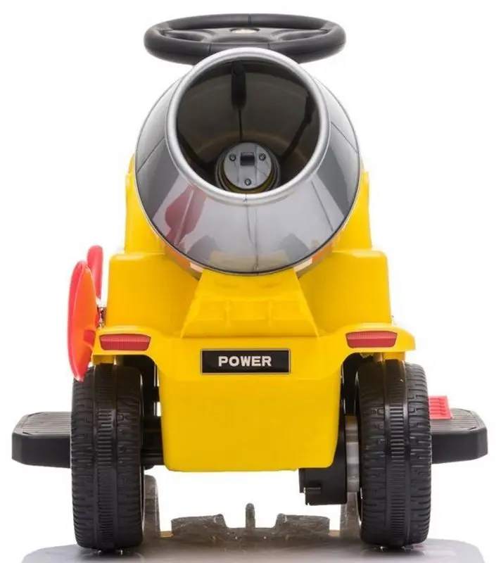 Masinuta electrica Lean Cars Concrete Mixer (Yellow) - 6