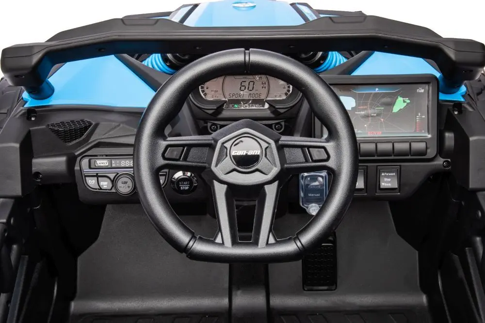 Masinuta electrica Lean Cars DK-CA003 Can-am (Black/Blue) - 10