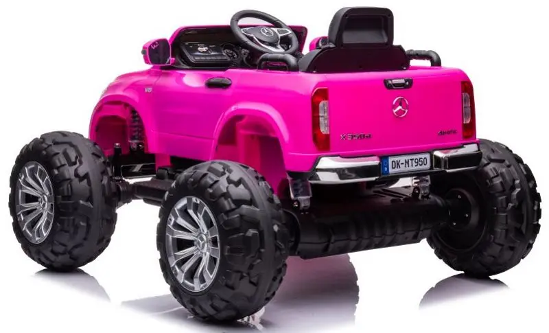 Masinuta electrica Lean Cars DK-MT950 4x4 (Barbie Pink) - 6