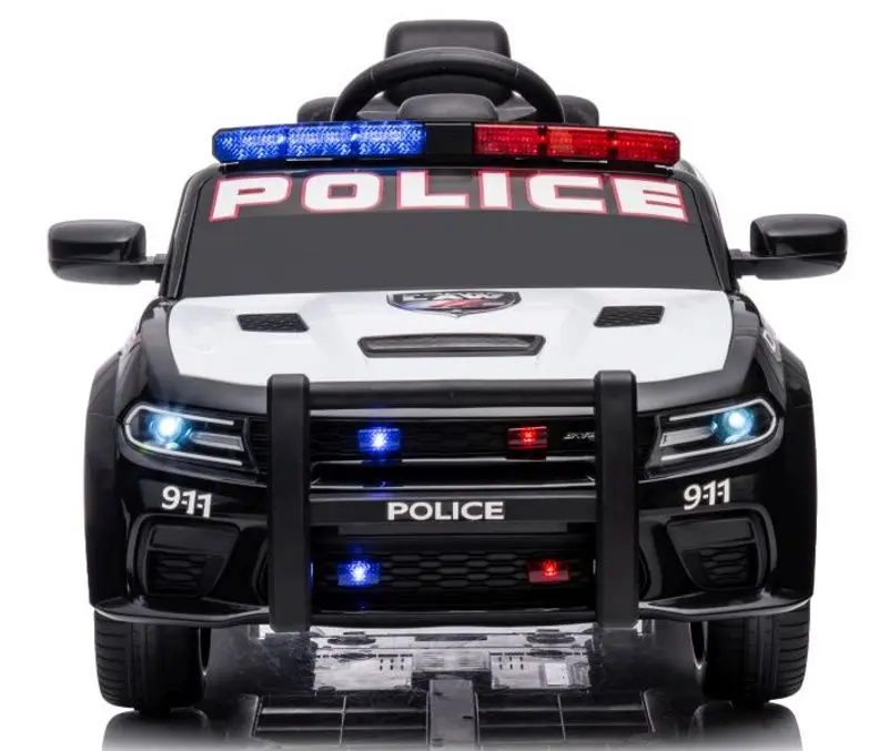 Masinuta electrica Lean Cars Dodge Charger Police (White/Black) - 2