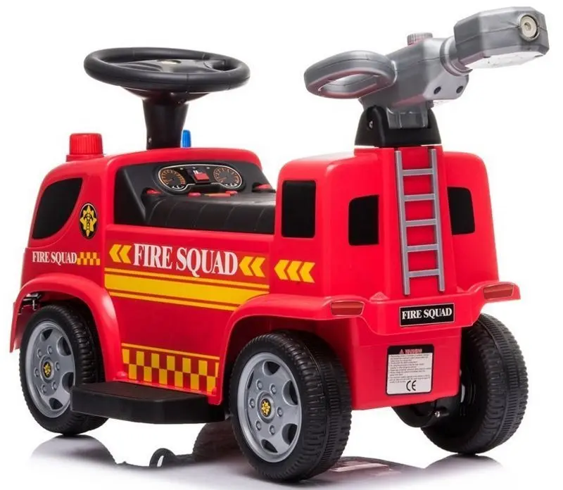 Masinuta electrica Lean Cars Fire Engine (Red) - 5