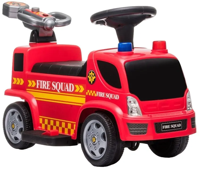 Masinuta electrica Lean Cars Fire Engine (Red)