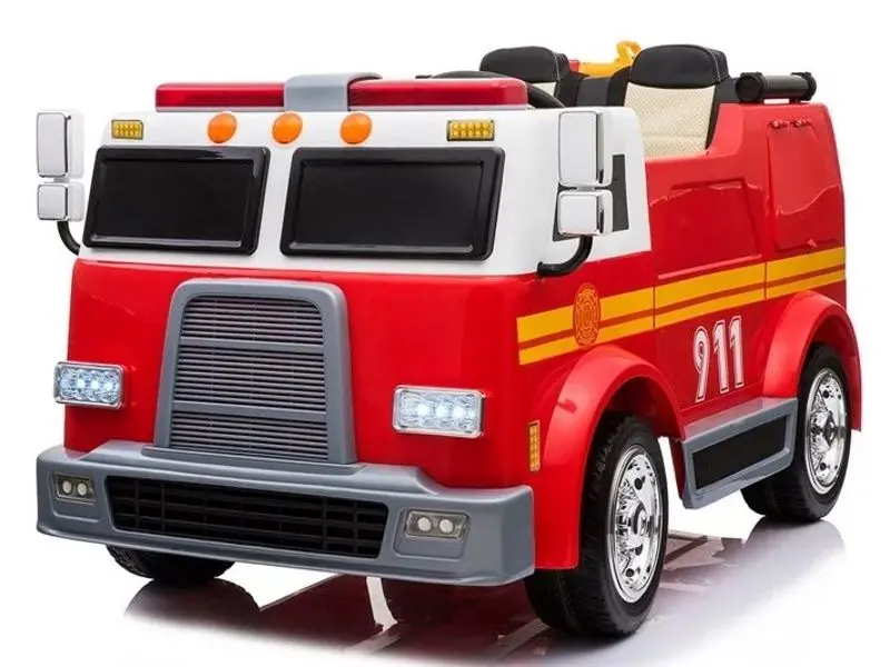 Masinuta electrica Lean Cars Fire Truck 3923 (Red) - 3