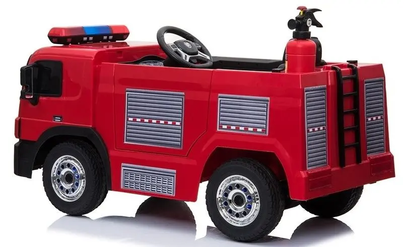 Masinuta electrica Lean Cars Fire Truck SX1818 (Red) - 4