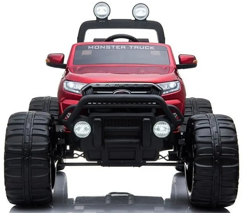 Masinuta electrica Lean Cars Ford Ranger Monster LCD (Red) - 2