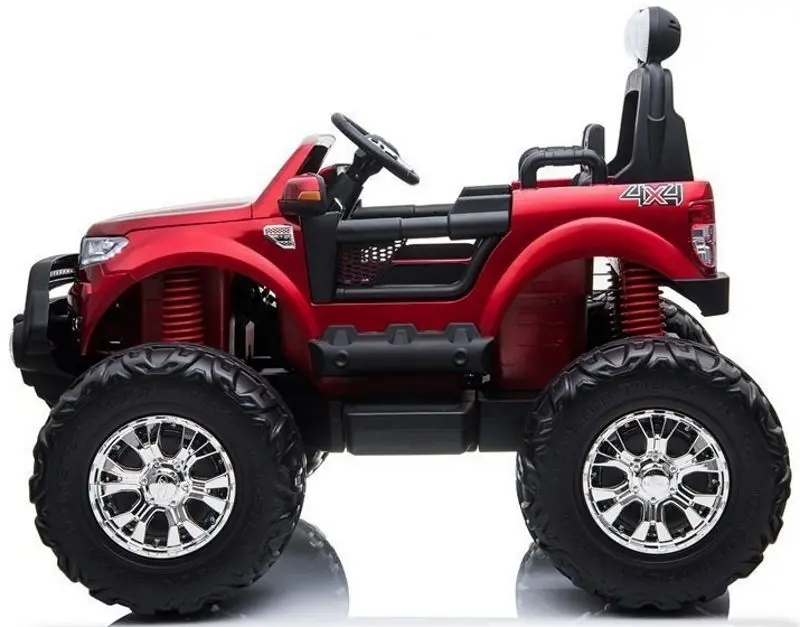 Masinuta electrica Lean Cars Ford Ranger Monster LCD (Red) - 4