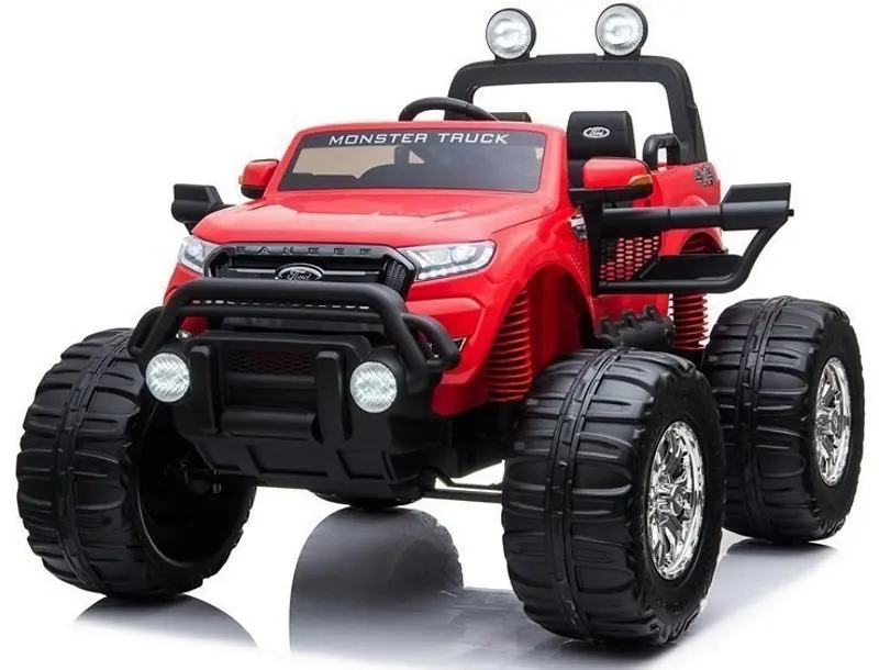 Masinuta electrica Lean Cars Ford Ranger Monster (Red) - 6