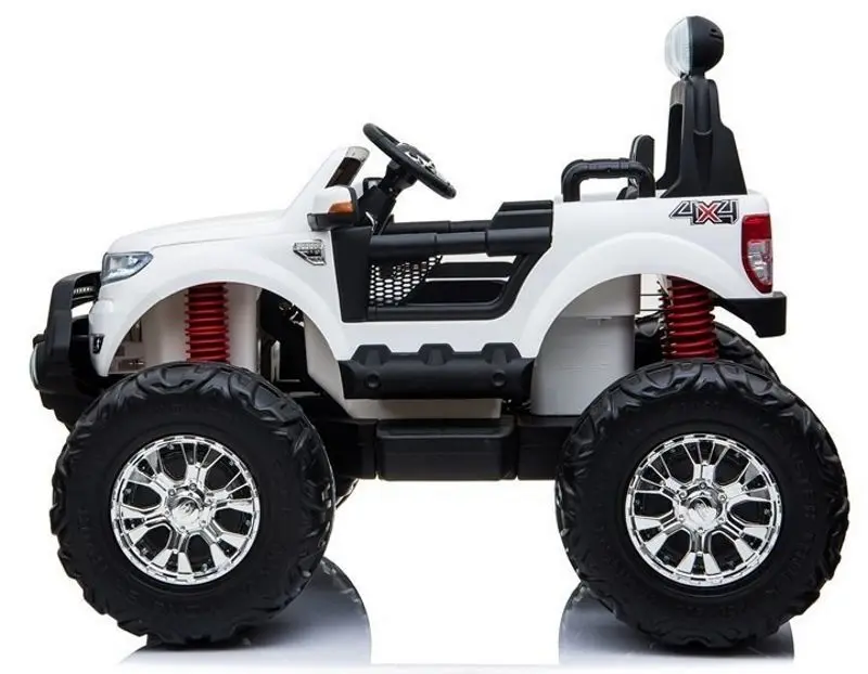 Masinuta electrica Lean Cars Ford Ranger Monster (White) - 5