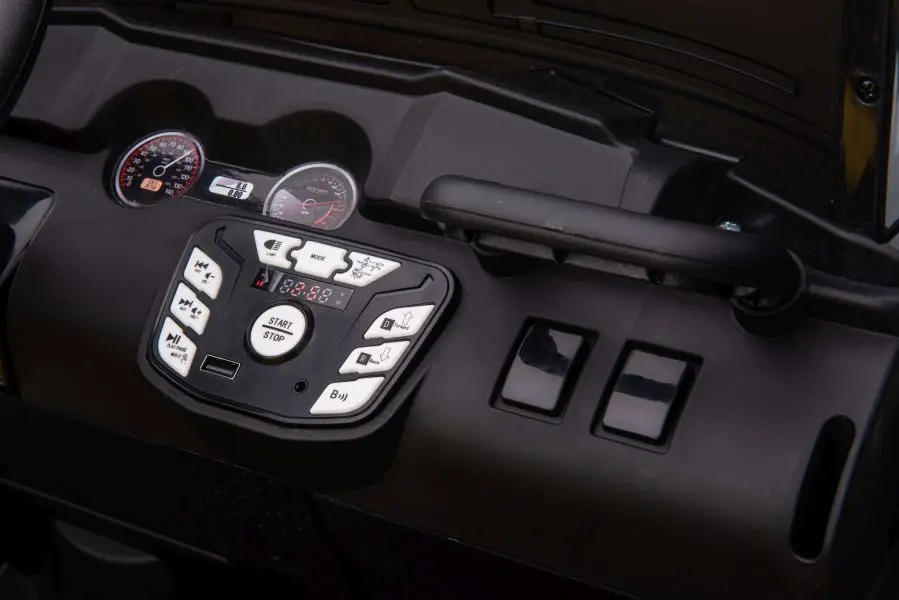 Masinuta electrică Lean Cars JC222 (Black/Yellow) - 12