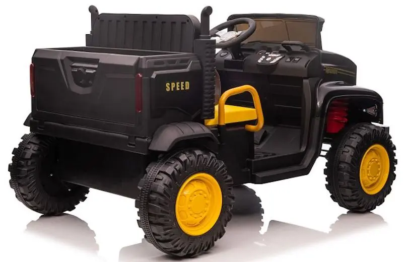 Masinuta electrică Lean Cars JC222 (Black/Yellow) - 5