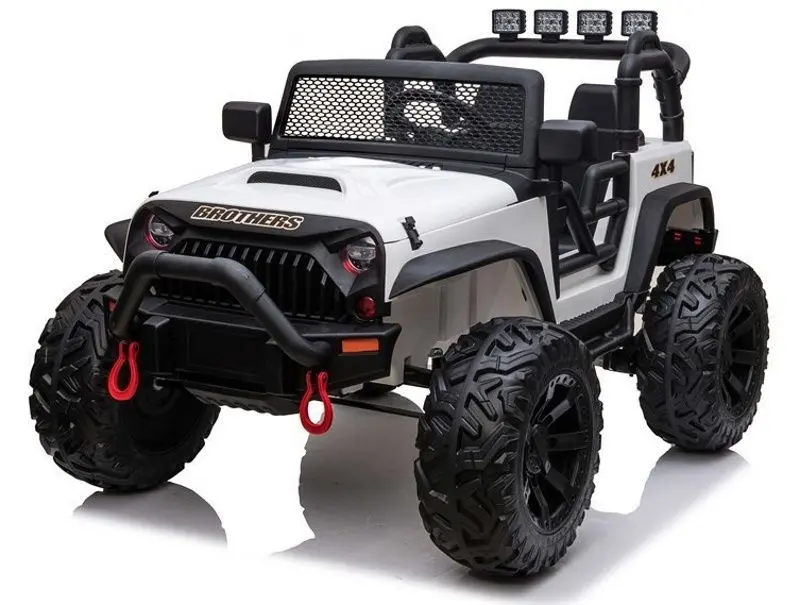 Электромобиль Lean Cars Jeep JC666 (White) - 3