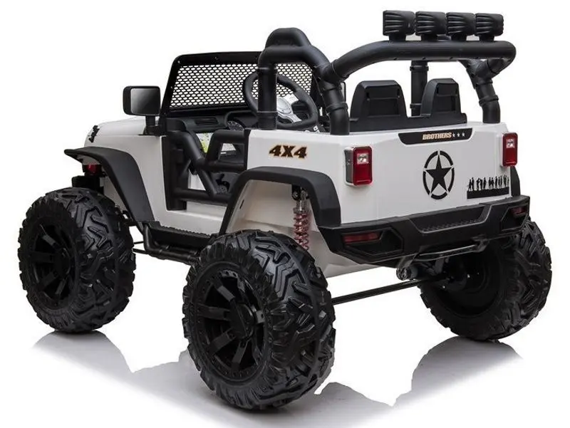 Электромобиль Lean Cars Jeep JC666 (White) - 4