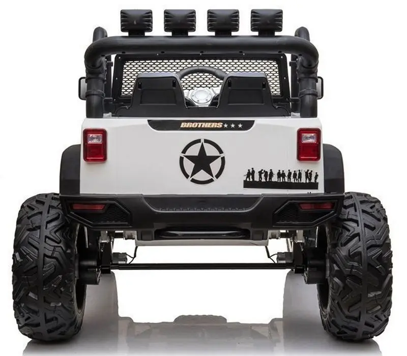 Электромобиль Lean Cars Jeep JC666 (White) - 5