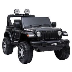 Электромобиль Lean Cars Jeep Rubicon 4x4 (Black) Thumb