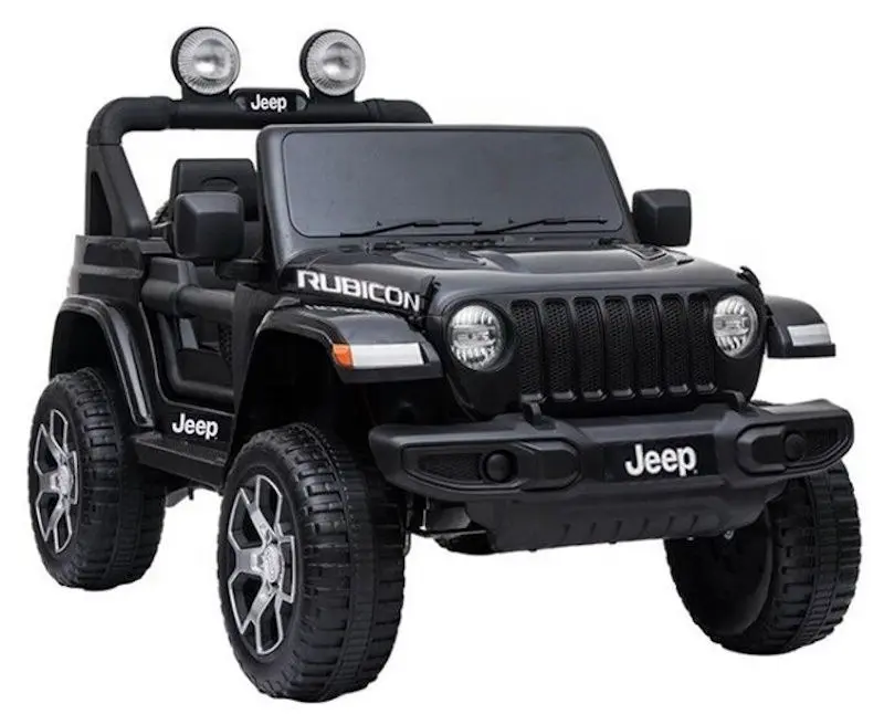 Электромобиль Lean Cars Jeep Rubicon 4x4 (Black) - 3