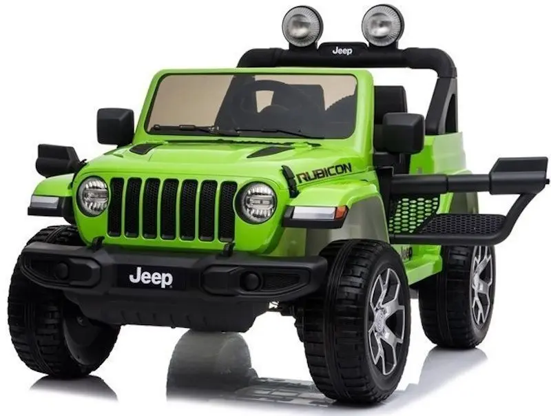 Masinuta electrica Lean Cars Jeep Rubicon 4x4 (Green) - 5