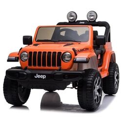 Электромобиль Lean Cars Jeep Rubicon 4x4 (Orange) Thumb