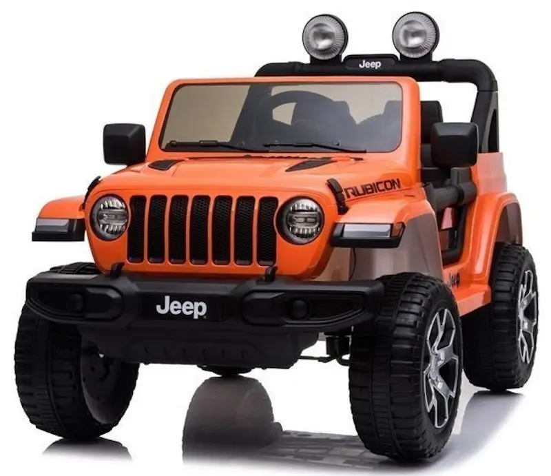 Электромобиль Lean Cars Jeep Rubicon 4x4 (Orange) - 2