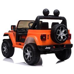 Электромобиль Lean Cars Jeep Rubicon 4x4 (Orange) Thumb