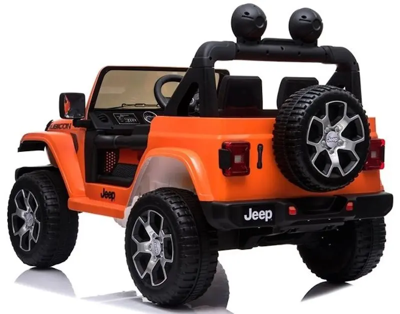 Электромобиль Lean Cars Jeep Rubicon 4x4 (Orange) - 3