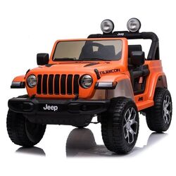 Электромобиль Lean Cars Jeep Rubicon 4x4 (Orange) Thumb
