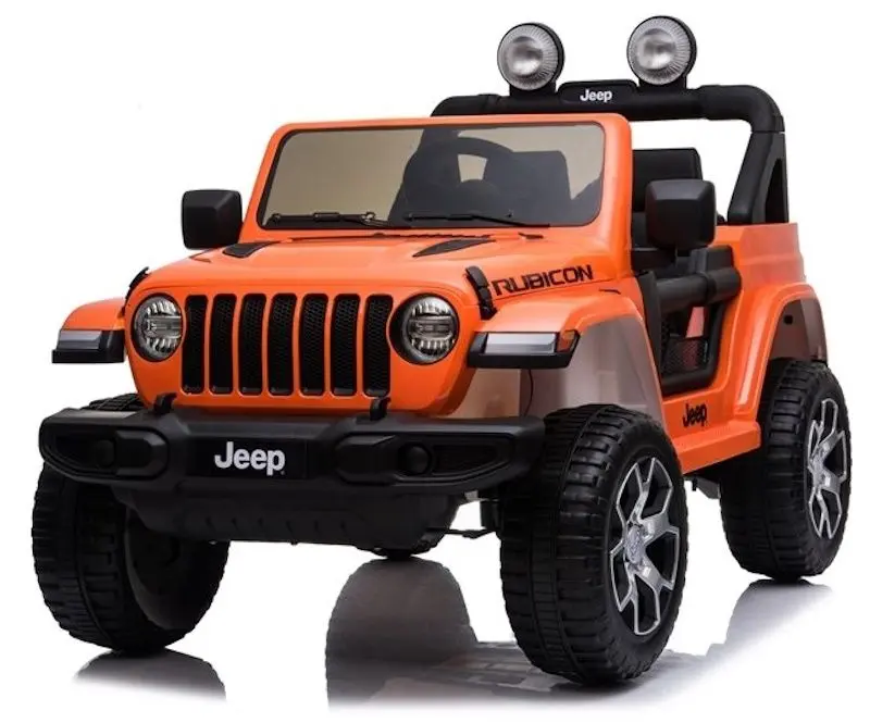 Электромобиль Lean Cars Jeep Rubicon 4x4 (Orange) - 4