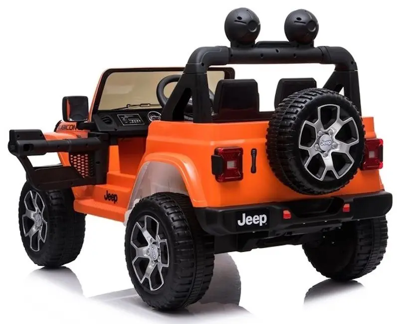 Электромобиль Lean Cars Jeep Rubicon 4x4 (Orange) - 6