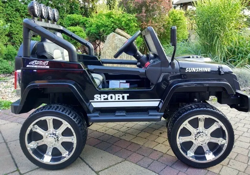 Masinuta electrica Lean Cars Jeep S2388 (Black) - 3