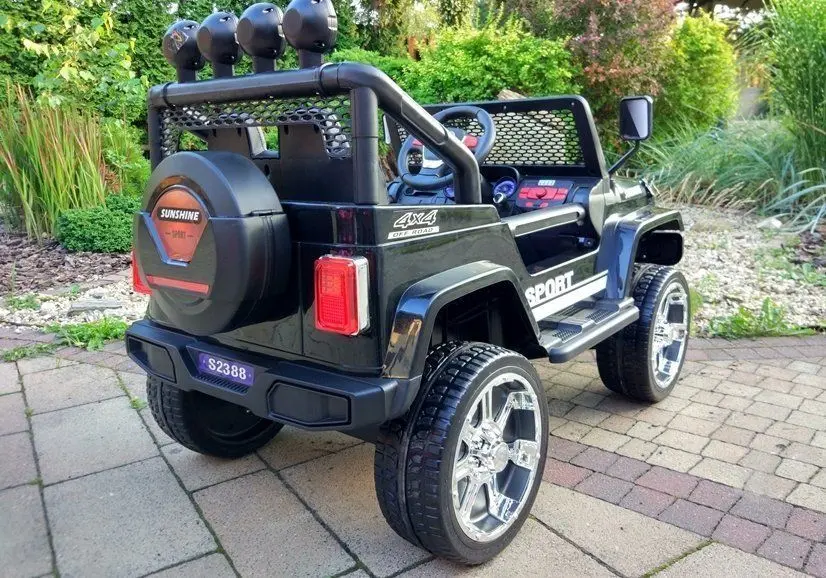 Masinuta electrica Lean Cars Jeep S2388 (Black) - 5