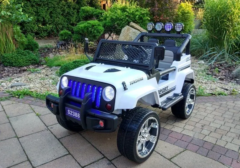 Электромобиль Lean Cars Jeep S2388 (White) - 4