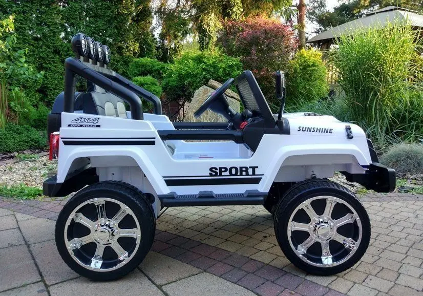 Электромобиль Lean Cars Jeep S2388 (White) - 5