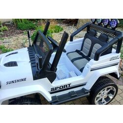 Электромобиль Lean Cars Jeep S2388 (White) Thumb