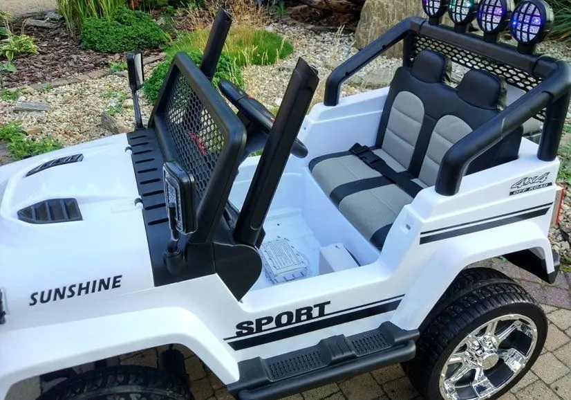 Электромобиль Lean Cars Jeep S2388 (White) - 6
