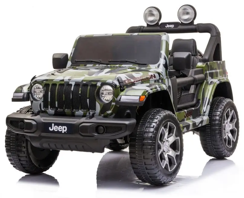 Электромобиль Lean Cars Jeep Wrangler Rubicon DK-JWR555 (Camouflage) - 2