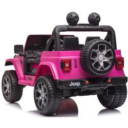 Masinuta electrica Lean Cars Jeep Wrangler Rubicon DK-JWR555 (Pink) Thumb