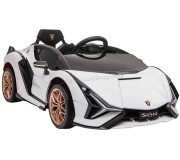 Masinuta electrica Lean Cars Lamborghini Sian 7496 (White)