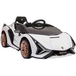 Masinuta electrica Lean Cars Lamborghini Sian 7496 (White) Thumb
