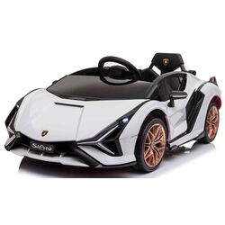 Masinuta electrica Lean Cars Lamborghini Sian 7496 (White) Thumb
