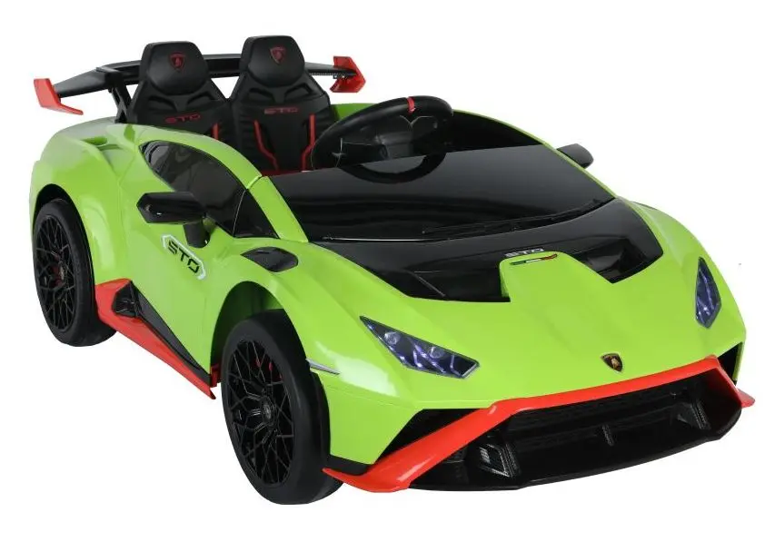 Masinuta electrica Lean Cars Lamborghini STO Drift SMT-555 (Green) - 4
