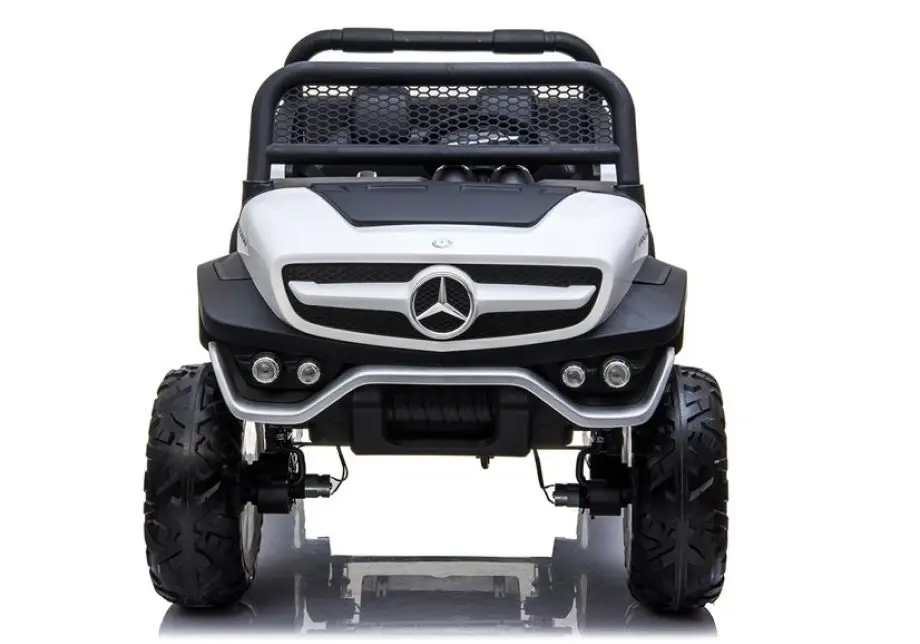 Masinuta electrica Lean Cars Mercedes Benz Unimog (White) - 2