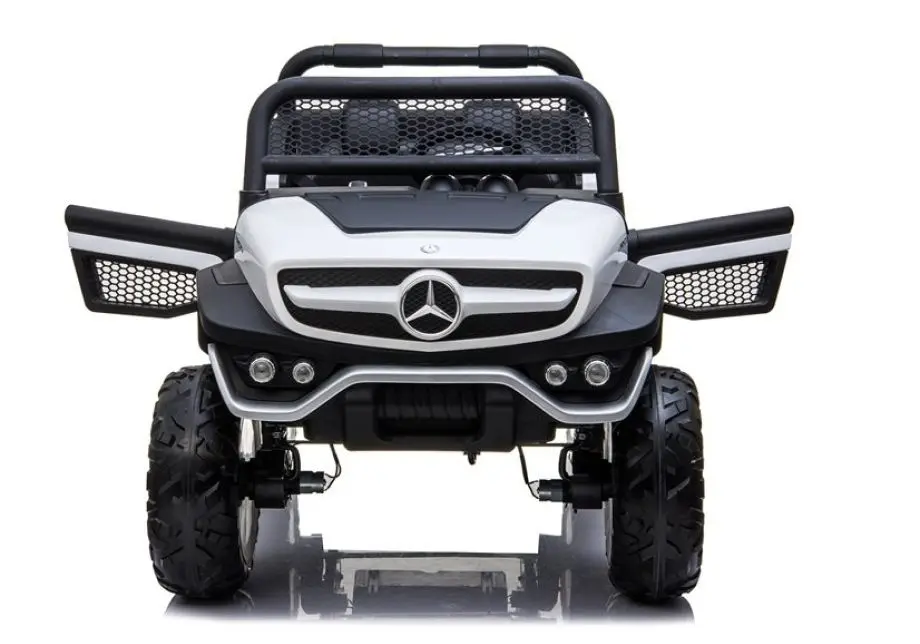Masinuta electrica Lean Cars Mercedes Benz Unimog (White) - 3