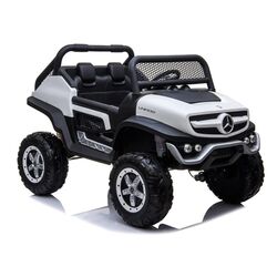 Masinuta electrica Lean Cars Mercedes Benz Unimog (White)