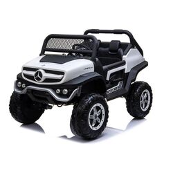Masinuta electrica Lean Cars Mercedes Benz Unimog (White) Thumb