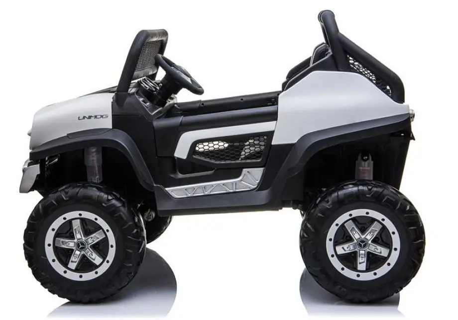Masinuta electrica Lean Cars Mercedes Benz Unimog (White) - 5