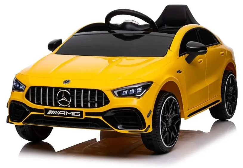 Masinuta electrica Lean Cars Mercedes CLA 45s AMG (Yellow) - 2