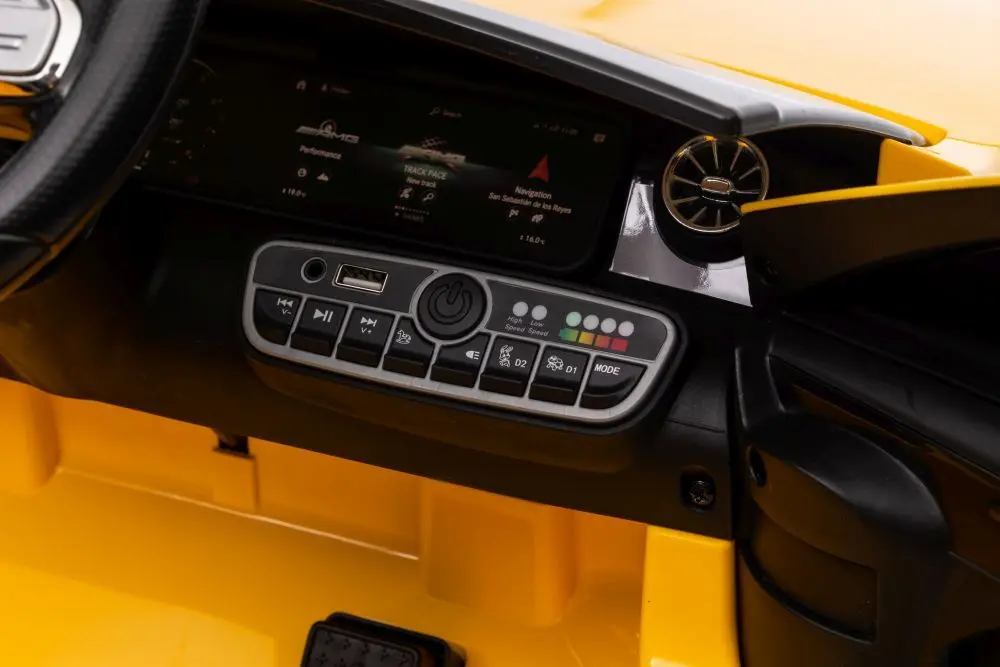 Masinuta electrica Lean Cars Mercedes CLA 45s AMG (Yellow) - 14