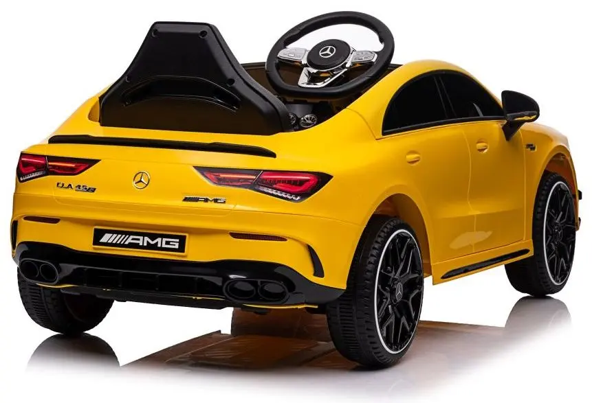 Masinuta electrica Lean Cars Mercedes CLA 45s AMG (Yellow) - 7