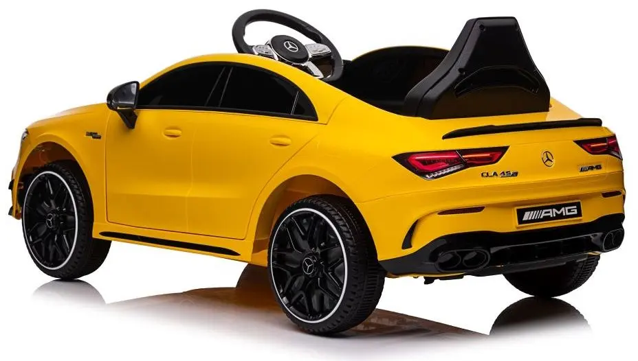 Masinuta electrica Lean Cars Mercedes CLA 45s AMG (Yellow) - 8